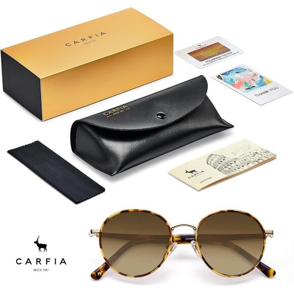 Women’s Polarized Sunglasses Acetate Metal Frame UV Protection Driving main image 6